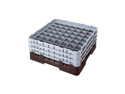 Koš Camrack 49 pozic, výška sklenice 9 cm - Hnědá