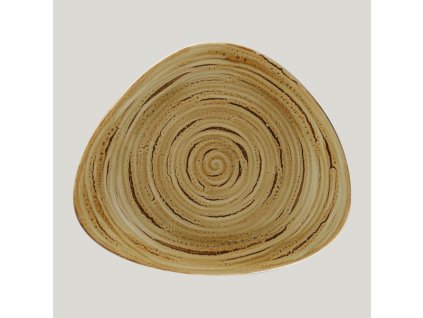 RAK Spot talíř mělký 31,5 × 26,5 cm – hnědý granát | RAK-SGRFLFP31