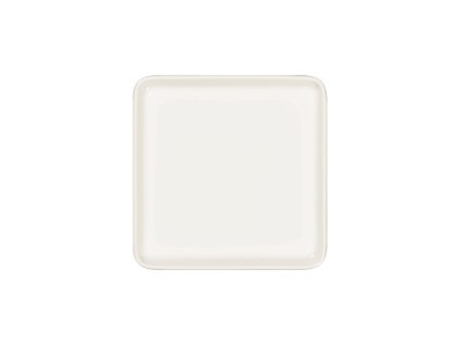 RAK Fractal talíř mělký čtvercový 16 × 16, bílý | RAK-FTSFP16
