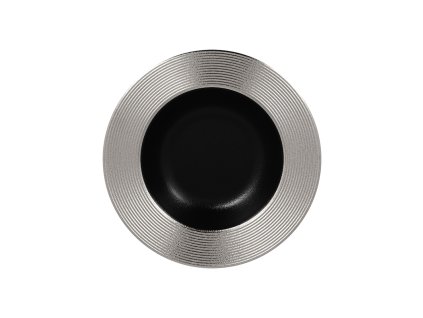 RAK Metalfusion talíř hluboký, vroubkovaný pr. 23 cm, stříbrný | RAK-MFEVDP23SB