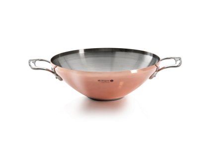 Prima Matera wok měděný s úchyty pr. 32 cm