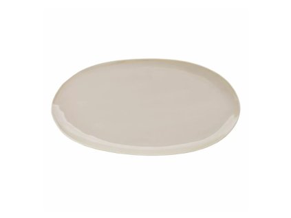 Eter talíř oválný 43 × 22,5 cm, béžový