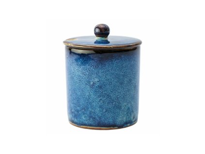 Deep blue cukřenka s víkem 220 ml