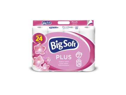 Toaletní papír 2 vrstvý Big Soft Plus (1 role)