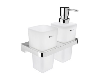 Dávkovač s pohárkem na kartáčky