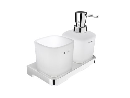 Dávkovač s pohárkem na kartáčky