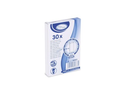Hygienický sáček (HygBag) 80x60x250 mm - bílý - HDPE (15my) 30ks
