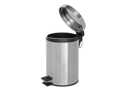 Odpadkový koš nášlapný Croft Corby 3l Stříbrný