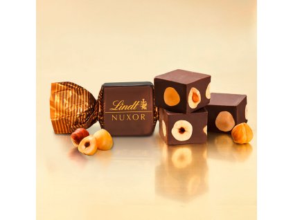 Nuxor dark - nugát z tmavé čokolády s celým lískovým oříškem 8kg