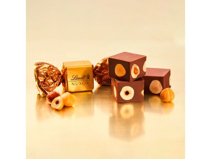 Nuxor milk - nugát z mléčné čokolády s celým lískovým oříškem 8kg