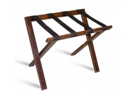 Skládací hotelový dřevěný kufrbox - mořené dřevo