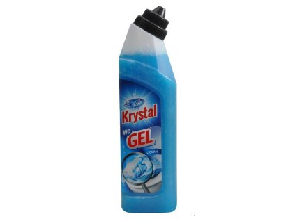 KRYSTAL WC gel, 750 ml, náplň do košíčků, modrý