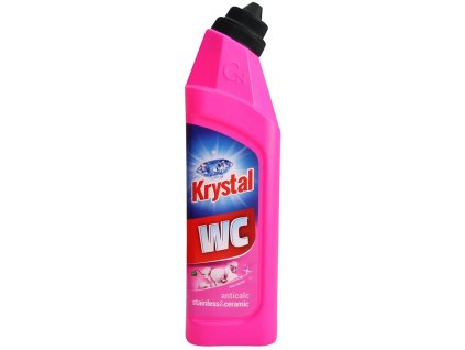 KRYSTAL WC CLEANER, 750 ml, ekonomik, růžový