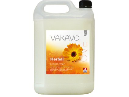 Mýdlo tekuté VAKAVO (AMADEUS) Herbal LOVE, bílé, 5L