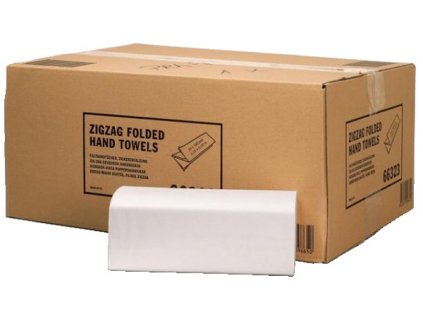 Tork Natural papírové ručníky Zigzag - ZZ, 2 vrstvy, 3750 ks, béžová