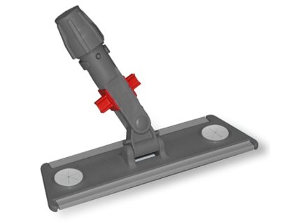 Filmop Držák mopu bez rukojeti, plastový, šedý, 30 cm, s pásky na suchý zip a zámkovým sys