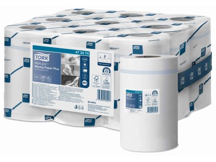 Tork Reflex® papírová utěrka, MINI, 2 vrstvy, recykl, 1 x 9 rolí
