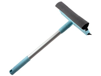 Stěrka na okna, DURAL s duralovou tyčí 38 cm, gumová lišta 20 cm, molitan