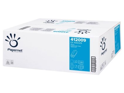 Ručník papírový skládaný Z SUPER PAPERNET premium Z, 2vr., 4000 ks, bílý