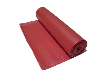 Pytel odp. zatahovací červený, 50, 70 x 100 cm, 120L, 25 ks/role