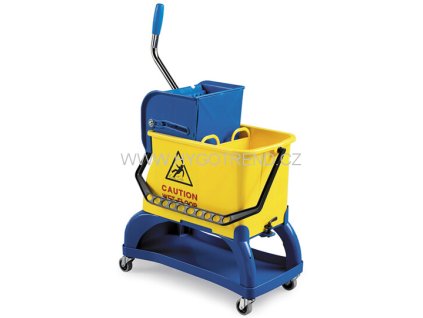 Filmop Vozík úklidový SPIDER MAX 2 x 7,5L, plast, žlutý