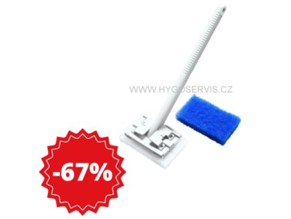 Haug, držák padu s násadou 390 mm + PAD 2 ks, 240°C, bílý