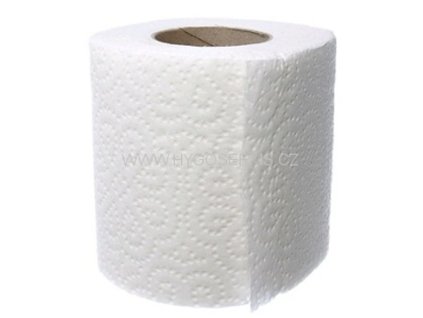 Toaletní papír premium, 2vr., celulóza, bílý, 6 x 16 rolí