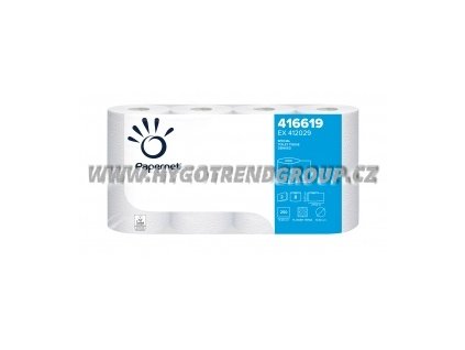 Toaletní papír SPECIAL PAPERNET, 2 vrstvy, bílý, 8 x 8 rolí