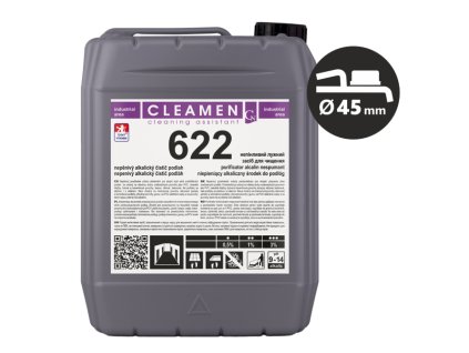 CLEAMEN 622 nepěnivý alkalický čistič podlah 5kg