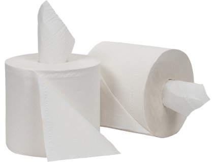 Toaletní papír jumbo 15 cm HYGOTRENDY SYSTEM, střed.odvíjení, 2 vrstvy, celuloza,1x12 rolí