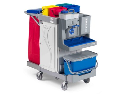 Filmop Multivozík ALPHA 0306702, 4 x 4 L, 1 x Top Down 20 L, držák pytle, plast