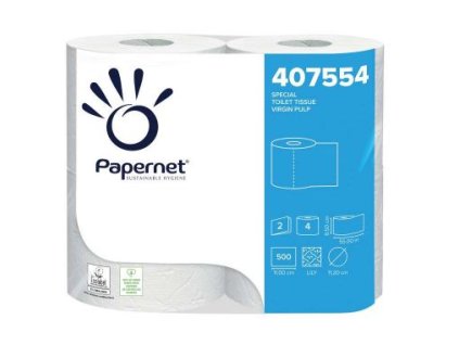 Toaletní papír SPECIAL PAPERNET, 2 vrstvy, bílý, 15 x 4 role