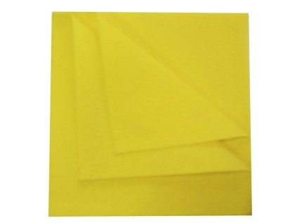 Utěrka viskóza 35x38cm, 125g - netkaná žlutá
