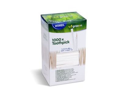 Párátko (dřevěné FSC 100%) Ø2 x 65 mm jednotlivě baleno v celofánu [1000 ks]