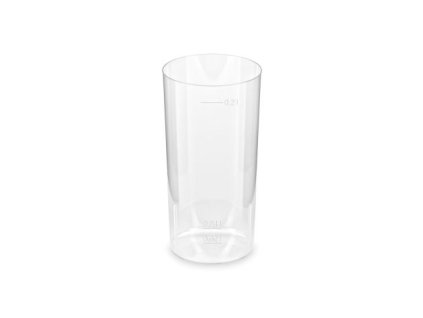 Kelímek krystal (PS) Longdrink Ø56mm 2cl/4cl/0,2L [10 ks]