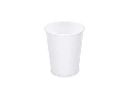 Papírový kelímek (PAP/PE) bílý Ø80mm 280ml `0,2L/8oz/M` [10 ks]