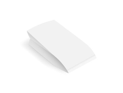 Papírový sáček (PAP/PE) 2vrstvý nepromastitelný bílý 15+8 x 30 cm `Maxi` [100 ks]