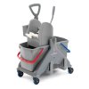 Filmop Vozík úklidový OneFred 2 x 25L, plast s miskou na čisticí prostř. a držákem mopu
