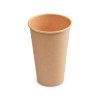 Papírový kelímek (FSC Mix/PE) kraft Ø90mm 510ml `0,4L/16oz/XL` [50 ks]
