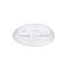 Víčko s otvorem pro pití (rPET) průhledné pro kelímek Ø90mm [100 ks]