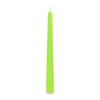 Svíčka kónická žlutozelená Ø23 x 245 mm [10 ks]
