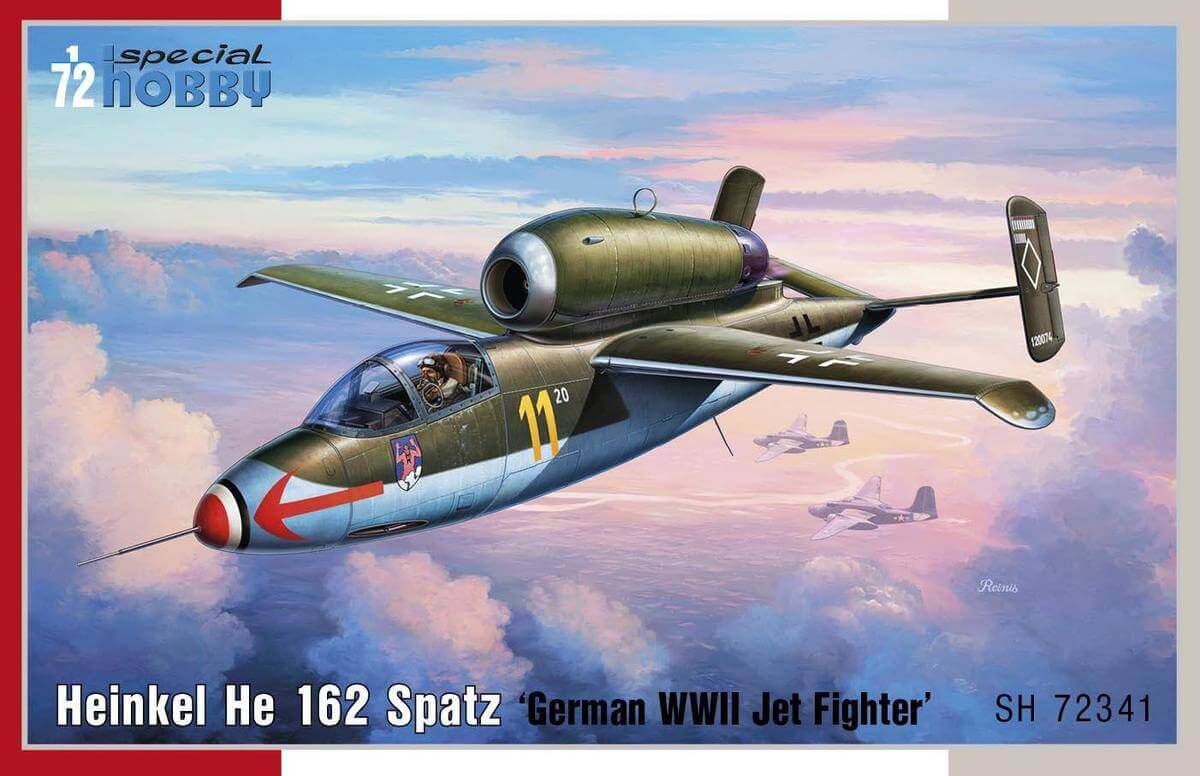 He 162 Spatz, Special Hobby 1/72 Boxart