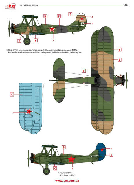 72244 U-2/Po-2, WWII Soviet Multi-Purpose Aircraft - foto 10
