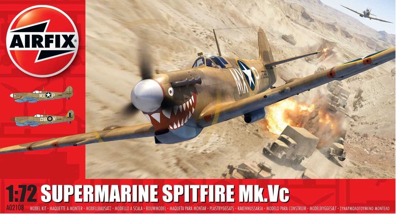 02108 Supermarine Spitfire Mk.Vc Airfix 1/72 – foto 0