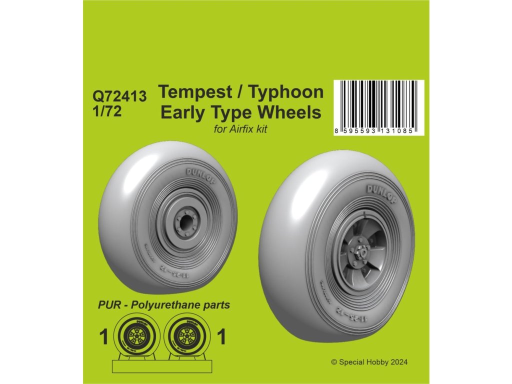 Tempest/Typhoon Early Type Wheels 40 2702