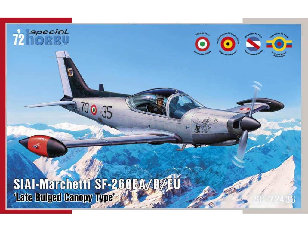 SIAI-Marchetti SF-260EA/D/EU ‘ Late Bulged Canopy Type’ 40 6344