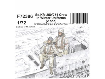 Sd.Kfz.250/251 Crew in Winter Uniforms 1:72 40 3704