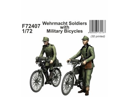 Wehrmacht Soldiers with Military Bicycles 1:72 40 955