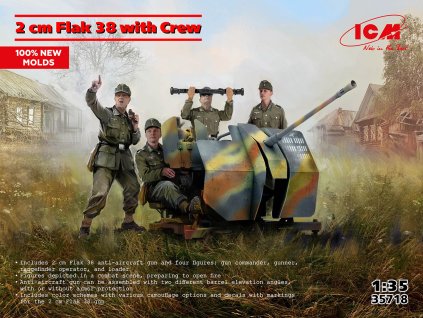 2 cm Flak 38 with Crew 1:35 40 985