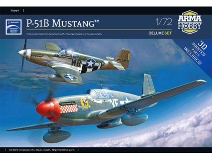 P-51B Mustang DELUXE SET 2-in-1 1:72 40 1645